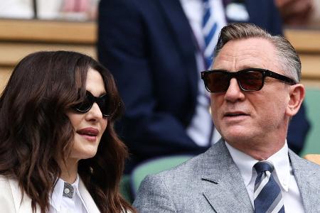Daniel Craig und Rachel Weisz stilvoll beim Wimbledon-Finale Daniel Craig und Rachel Weisz stilvoll beim Wimbledon-Finale