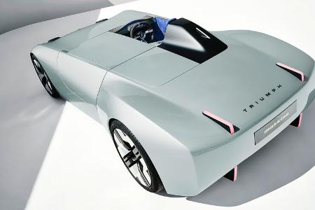 Triumph TR25 Elektrostudie von Makkina