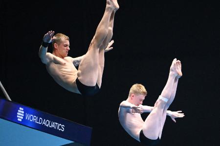 Barthel/Eikermann im Synchronfinale vom Turm Neunte Barthel/Eikermann im Synchronfinale vom Turm Neunte