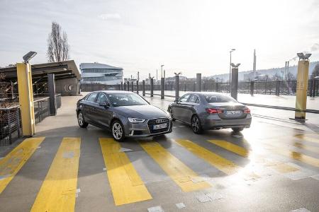 Gebrauchtvergleich Mercedes A-Klasse Audi A3 Limo