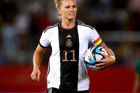 Binde: DFB-Frauen setzen Zeichen gegen Gewalt gegen Frauen