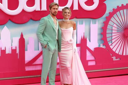 Margot Robbie und Ryan Gosling bei der Europa-Premiere in London