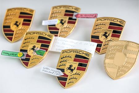 Neues Porsche Wappen Logo Emblem 2023