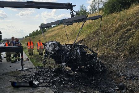 Unfall Lamborghini Aventador