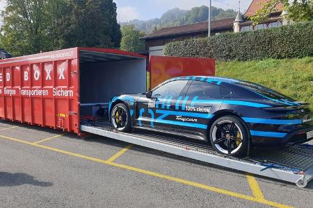 Ellermann Container Elektroauto Brand Feuerwehr