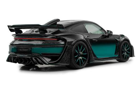 Mansory Porsche P9LM EVO 900 schräge Heckansicht