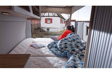 Hannes Camper grosser Camper Bett f
