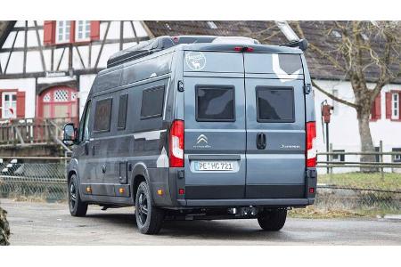 Hannes Camper grosser Camper Hecktueren f