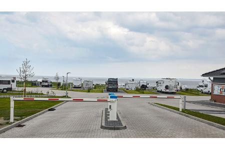 Wohnmobilpark Meerblick Schranke f