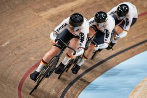 Bahnrad-WM: Deutsches Teamsprint-Trio mit Weltrekord zu Gold