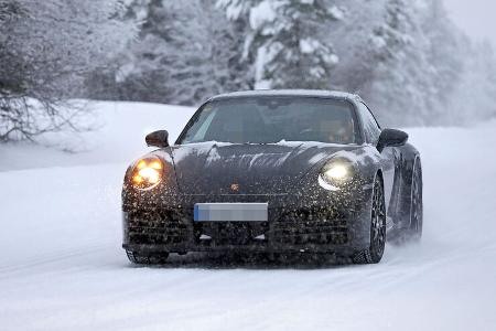 Erlkönig Porsche 911 Facelift