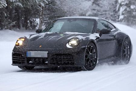 Erlkönig Porsche 911 Facelift
