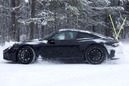 Erlkönig Porsche 911 Facelift