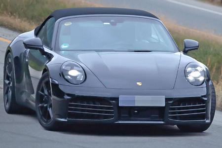 Erlkönig Porsche 911 Cabrio