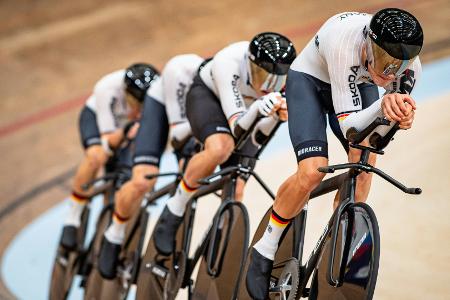 Bahnrad-WM: Männer-Vierer verpasst Medaille Bahnrad-WM: Männer-Vierer verpasst Medaille