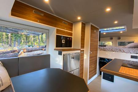 Truckhouse BCR Wohnkabine aus Kohlefaser auf RAM 3500