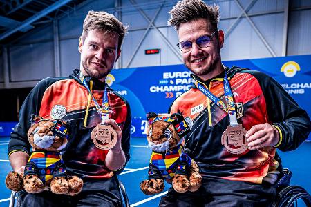 Para-EM: Deutsche Tennis-Doppel sichern sich Bronze