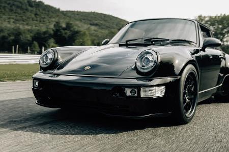Sacrilege Motors SR001 Blackbird auf Basis Porsche 911 964 America Roadster Sacrilege Motors SR001 Blackbird auf Basis Porsche 911 964 America Roadster