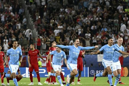 Nach Elfmeterschießen: ManCity gewinnt den UEFA Supercup Nach Elfmeterschießen: ManCity gewinnt den UEFA Supercup