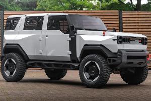 Mahindra Thar.e Elektro SUV Concept 2023