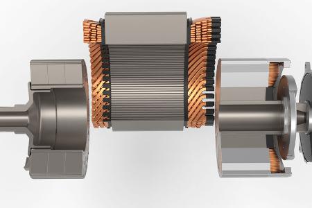 Mit dem neuen Technologie-Baukasten für E-Motoren kombiniert MAHLE erstmals die Vorzüge seiner Benchmark-Produkte SCT- und MCT-E-Motor. Mit dem neuen Technologie-Baukasten für E-Motoren kombiniert MAHLE erstmals die Vorzüge seiner Benchmark-Produkte SCT- und MCT-E-Motor.