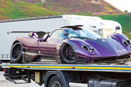Pagani Zonda 760 LH Lewis Hamilton Crash Unfall
