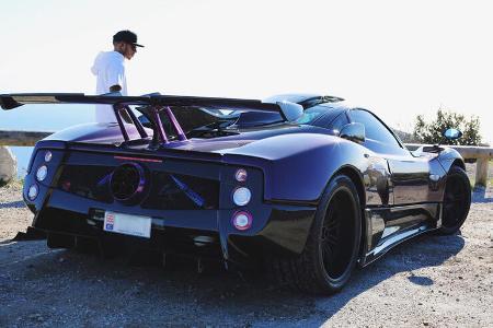 Lewis Hamilton - Mercedes - Pagani Zonda - Privatautos