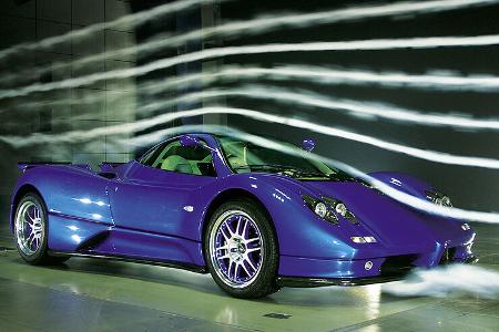 Pagani Zonda S, Windkanal