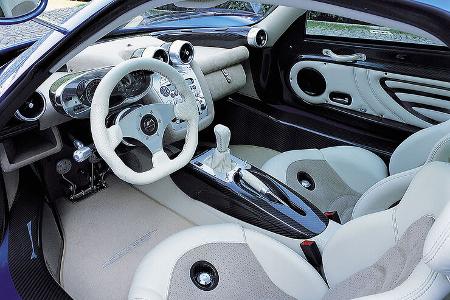 Pagani Zonda S, Innenraum, Cockpit