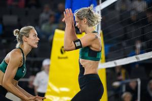 Beachvolleyball: Vier deutsche Duos in der K.o.-Runde