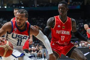 Deutsche Basketballer unterliegen nach großem Kampf den USA