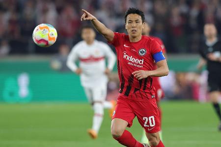 39 Jahre und 214 Tage: Hasebe ältester Spieler der Eintracht 39 Jahre und 214 Tage: Hasebe ältester Spieler der Eintracht