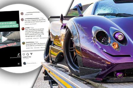 Pagani Zonda 760 LH Crash Collage Pagani Zonda 760 LH Crash Collage