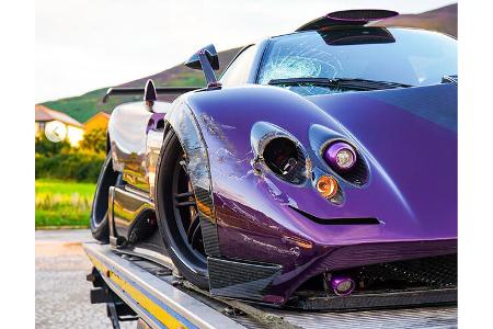 Pagani Zonda 760 LH Lewis Hamilton Crash Unfall