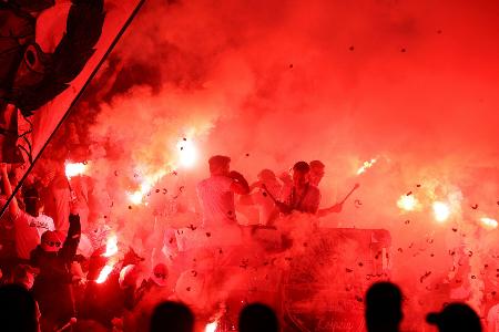 Pyros im Pokalfinale: Geldstrafe für RB Leipzig Pyros im Pokalfinale: Geldstrafe für RB Leipzig