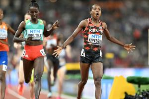 Start-Ziel-Sieg für Kipyegon über 1500 m