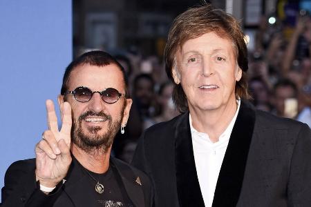 Ringo Starr und Paul McCartney: Mini-Beatles-Reunion für einen Song Ringo Starr und Paul McCartney: Mini-Beatles-Reunion für einen Song