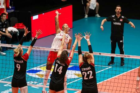 Keine Sensation: Volleyballerinnen verlieren gegen Türkei Keine Sensation: Volleyballerinnen verlieren gegen Türkei