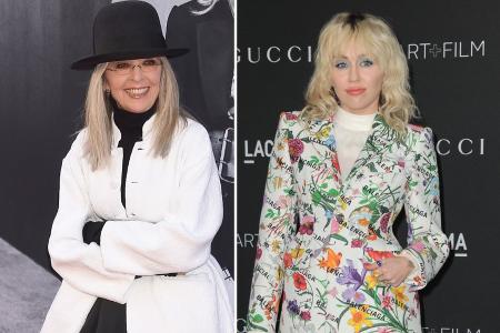 Diane Keaton ehrt neuen Song von Miley Cyrus mit besonderem Video Diane Keaton ehrt neuen Song von Miley Cyrus mit besonderem Video