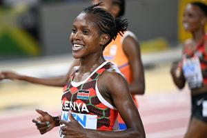 Kipyegon siegt auch über 5000 m - Hassan ohne WM-Titel