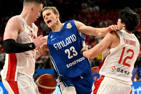 Basketball-WM: Finnland gescheitert, Kanada mit Rekord Basketball-WM: Finnland gescheitert, Kanada mit Rekord