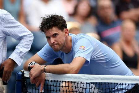 Der Magen streikt: Thiem muss bei US Open aufgeben Der Magen streikt: Thiem muss bei US Open aufgeben
