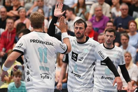 Handball: THW Kiel souverän - Löwen retten Punkt Handball: THW Kiel souverän - Löwen retten Punkt