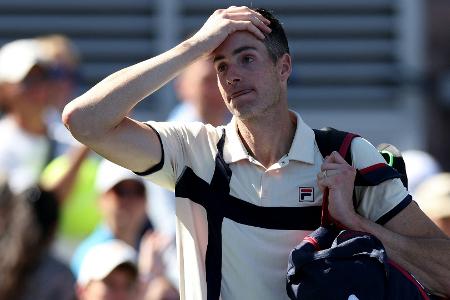 Marathon-Mann Isner verabschiedet sich - mit Marathon-Match Marathon-Mann Isner verabschiedet sich - mit Marathon-Match