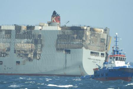 Autotransporter roro-Schiff Brand Fremantle Highway