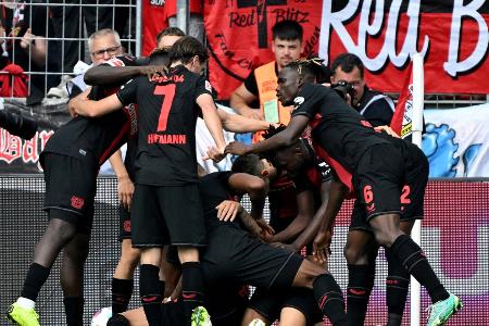 Boniface überragt: Leverkusen schießt sich an die Spitze Boniface überragt: Leverkusen schießt sich an die Spitze