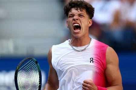 US Open: Publikumsliebling Shelton stürmt ins Viertelfinale US Open: Publikumsliebling Shelton stürmt ins Viertelfinale