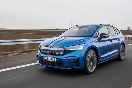 Skoda Enyaq RS iV Fahrbericht Sperrfr. 05.12. 1600Uhr