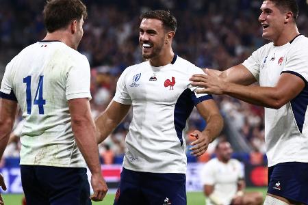 Rugby-WM: Frankreich schlägt All Blacks im Eröffnungsspiel Rugby-WM: Frankreich schlägt All Blacks im Eröffnungsspiel