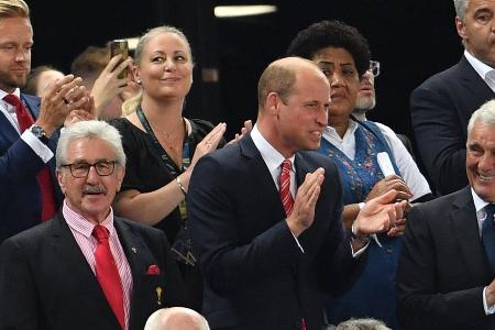 Frankreich-Besuch: Prinz William jubelt bei der Rugby-WM